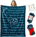 Mom Gift Blanket (Coral Blue)