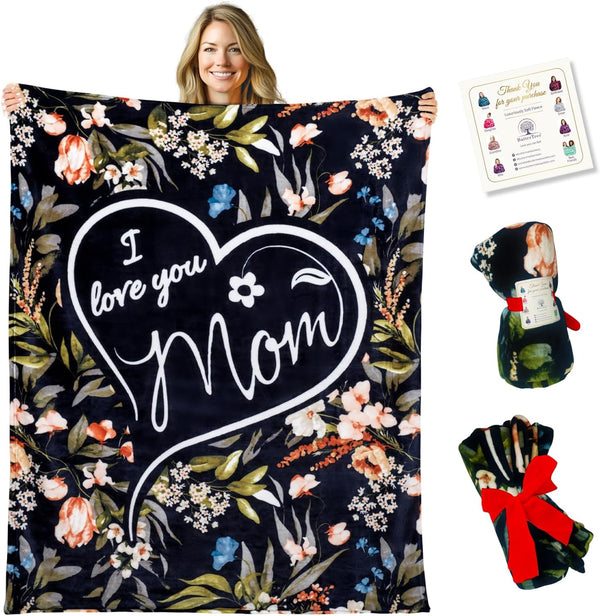 Mom Gift Blanket (Flowers)