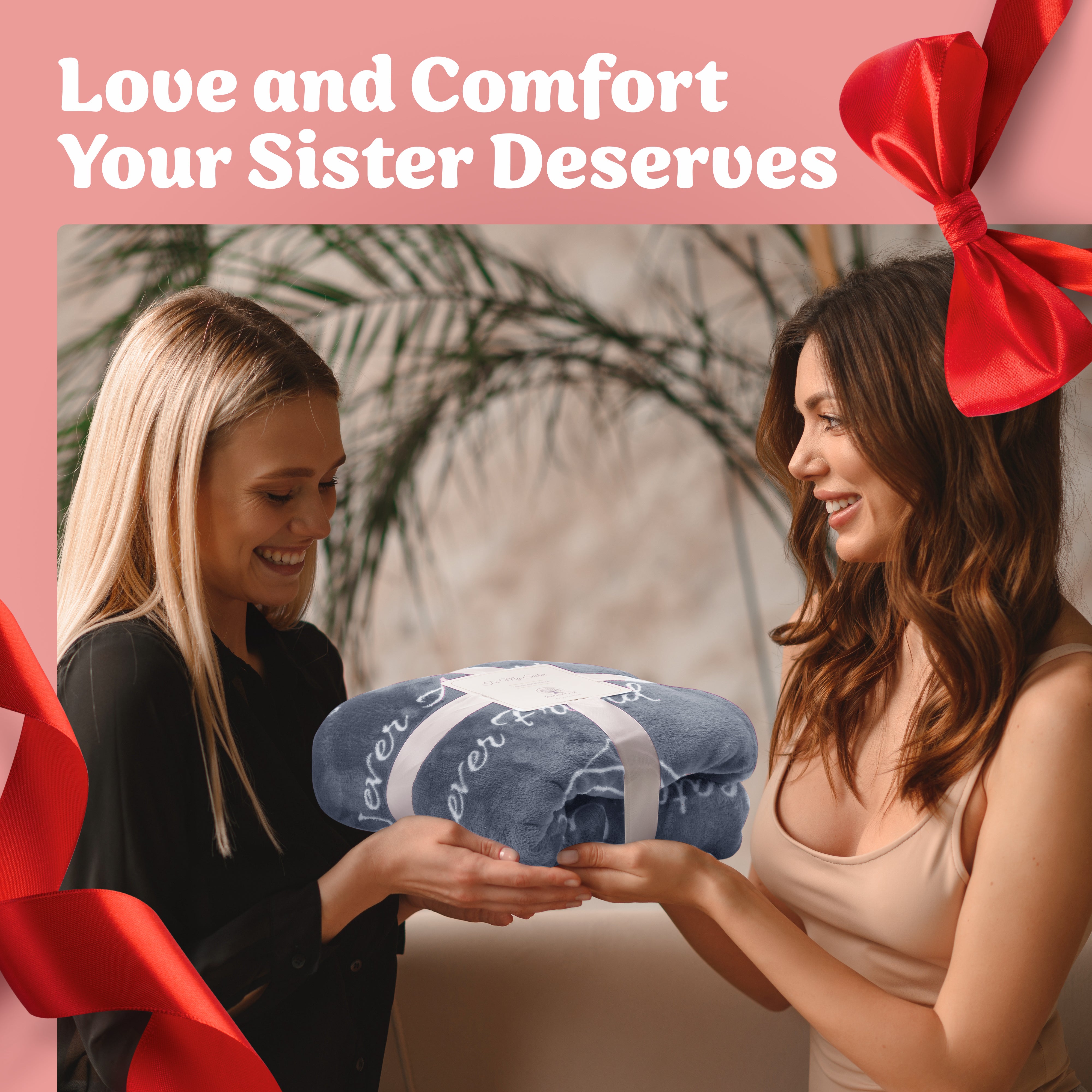 Sister Gift Blanket (Silver)